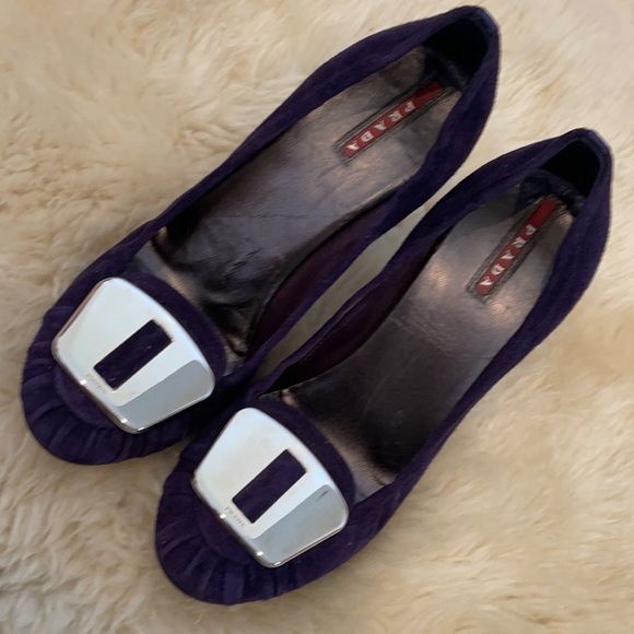 Prada Suede Pumps Authentic - Picture 6 of 12